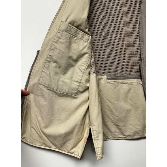 BANANA REPUBLIC Vintage 1986 Authentic Safari Vest, Sz XL - Picture 10 of 14